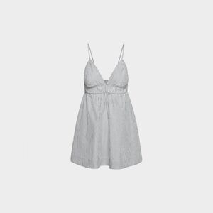 WilfredEncourage Poplin Mini Dress White Vintage Navy
